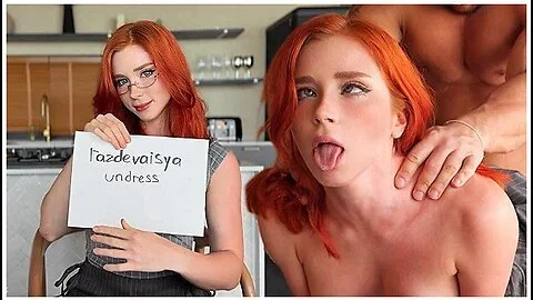 Redhead Russian Teacher Deepthroats, Hard Fucks Student And Gets Cum On Big Ass Pov
