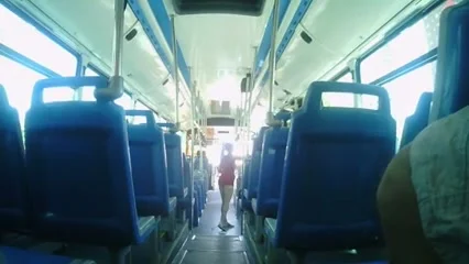 Culo en bus