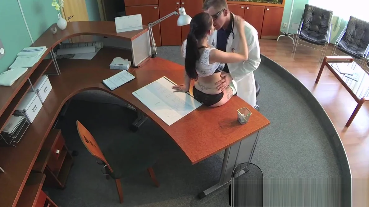 Real euro bent over and fucked by doctor
