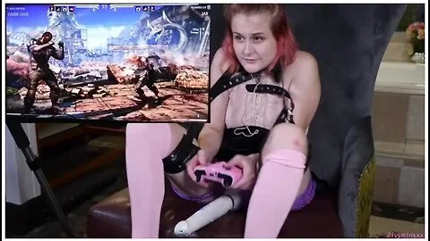 Kinky Gamer Teen 18+ Tries Not To Cum While Playing Mortal Kombat With Ivy Minxxx And Gamer Girl