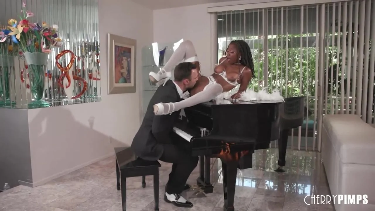 Interracial Fingering and Fucking Big Tits Ebony Cherry of the Month Hazel Grace