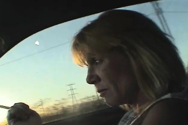 Nasty blonde hooker Angie sucks and rides a throbbing pole POV style