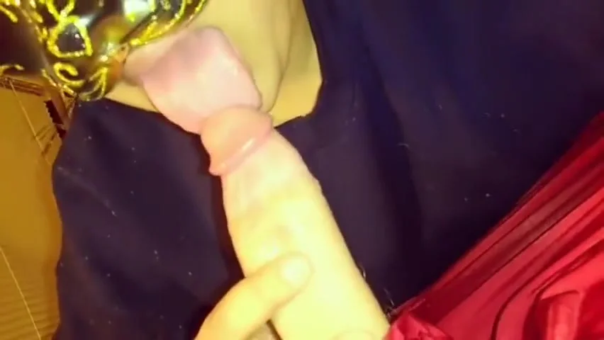 Kitty licking dick
