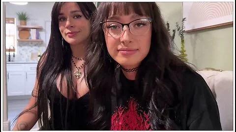 Meeting My Stepsisters Goth Girlfriend With Effy Cutie, Natasha Noel And Alex Adams
